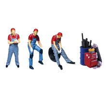 Load image into Gallery viewer, 1:64 Painted Figure Mini Model Miniature Resin Diorama Car Garage Repairman Man