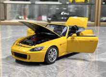 Load image into Gallery viewer, MH 1:18 Yellow JDM S2000 AP2 Sports F22C Engine Model Diecast Metal Car New Collect