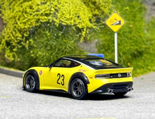 Load image into Gallery viewer, MINIGT 1:64 Yellow Nissan Z LB #24 Coupe Sports Model Diecast Metal Car New Collection