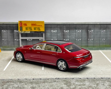 Load image into Gallery viewer, ARBox 1:64 Red 2021 S680 Maybach V12 Luxury Sedan Model Diecast Metal Car BN