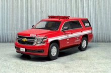 Load image into Gallery viewer, 1:64 596 Red Tahoe LAFD LA Fire SUV Police Sports Model Diecast Metal Car New Collection
