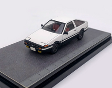 Load image into Gallery viewer, HJ 1:64 JDM White AE86 Trueno Engine Initial D Model Diecast Metal Car New
