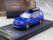 Load image into Gallery viewer, 7cm 1:64 Blue JDM Forester SG9 STI Sports Model Diecast Metal Car New Collection