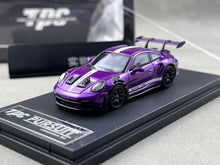 Load image into Gallery viewer, TPC 1:64 Purple 911 GT3 RS 992 Pursuit Sports Model Diecast Metal Car New Collection