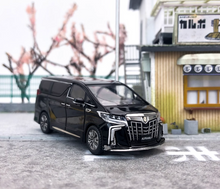 Load image into Gallery viewer, Hobby Japan 1:64 Black Alphard MPV V6 Mini Van Model Diecast Metal Car New