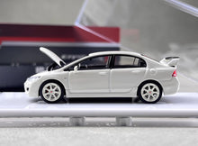 Load image into Gallery viewer, MH 1:64 Championship White Civic Type R FD2 Sports Model Diecast Metal Car BN