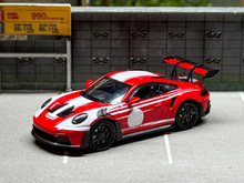 Load image into Gallery viewer, LMLF 1:64 Red 911 992 GT3 RS Racing Sports Model Diecast Metal Car New Collection