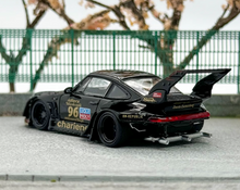 Load image into Gallery viewer, SW 1:64 Black RWB 911 Charlene Sports High Spoiler Model Diecast Metal Car New Collection