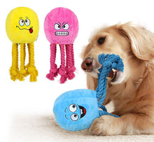 Load image into Gallery viewer, Dog Squeaky Toys Octopus Shape Chew Puppy Fluffy Toy Durablc Teeth Grinding Pet