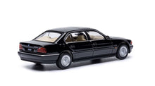 Load image into Gallery viewer, AR 1:64 Black BMW 750iL E38 Luxury Sedan Sports Model Diecast Metal Car New Collection