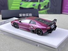 Load image into Gallery viewer, 1:64 CL Purple Murcielago LP670-4 SV Racing Sports Model Diecast Resin Car New Collection