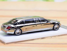 Load image into Gallery viewer, SH 1:64 Plating Silver Maybach S600 Pullman Limousine Model Diecast Metal Car