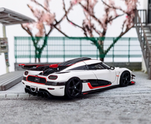 Load image into Gallery viewer, Scalemini 1:64 White One 1 Super Racing Sports Model Diecast Resin Car