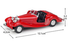 Load image into Gallery viewer, WELLY 1:36 1936 Classic 500K Vintage Convertible Model Diecast Toy Metal Car