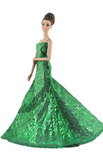 Load image into Gallery viewer, Barbie Doll Clothing 11.5&quot; Girl Party Wear  1/6 Wedding Dress Beaded Skirt Gowns
