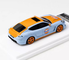 Load image into Gallery viewer, MK 1:64 Blue Gulf Gemballa Coupe Sports Model Diecast Resin Car New Collection