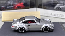 Load image into Gallery viewer, AM 1:64 Silver RWB 964 Racing Sports Widebody Diecast Model Metal Car New