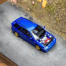 Load image into Gallery viewer, MH 1:64 Blue Carbon Impreza Wagon WRX STi Sports Model Diecast Metal Car New Collection