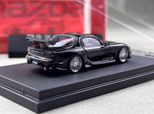 Load image into Gallery viewer, Mortal 1:64 Black RX-7 FD Veilside Sports Model Diecast Metal Car New Collection