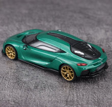 Load image into Gallery viewer, Tarmac 1:64 Green Gemera Sports Model Diecast Metal Car New Collection