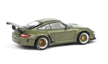 Load image into Gallery viewer, Poprace 1:64 Green RWB 997 Racing Sports Classic Model Diecast Metal Car New Collection