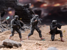 Load image into Gallery viewer, 1:64 Painted Figure Model Miniature Resin Sand Diorama Commando Army Soldier Set