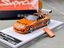 Load image into Gallery viewer, FS 1:64 Orange Supra A80 Convertible Figure Sports Model Diecast Metal Car New Collection