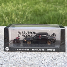 Load image into Gallery viewer, CM 1:64 JDM Black EVO Lancer 9 IX Engine Sports Model Diecast Metal Car New