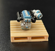 Load image into Gallery viewer, 1:64 JDM Car VTEC Turbo Engine Garage Mechanic Display Model Resin Scene New