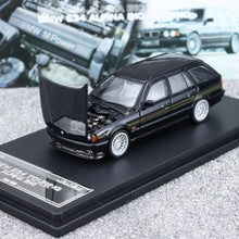 Load image into Gallery viewer, Mortal 1:64 Black E34 Touring Alpina B10 Wagon Sports Model Diecast Metal Car