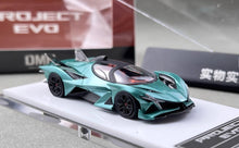 Load image into Gallery viewer, DMH 1:64 Green Project Evo Racing Sports Model Diecast Metal Car New Collection