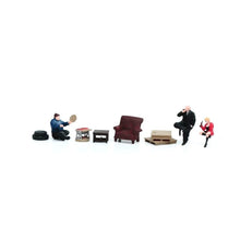 Load image into Gallery viewer, 1:64 Painted Figure Model Miniature Resin Diorama Sand Barbecue Set Drinking Toy