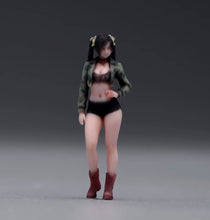 Load image into Gallery viewer, 1:64 Painted Figure Model Miniature Resin Sand Diorama Cool Pretty Girl Beauty