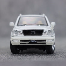 Load image into Gallery viewer, GCD 1:64 White Land Cruiser Cygnus V6 SUV ORV Model Diecast Metal Car New Collection