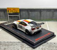 Load image into Gallery viewer, IG 1:64 JDM White GT 86 Pandem TRA Racing Sports Model Diecast Metal Car New
