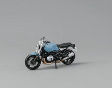 Load image into Gallery viewer, CM 1:64 Blue R nineT Man Figure Sports Model Diecast Metal Motorcycle New