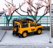 Load image into Gallery viewer, Master 1:64 Yellow Defender 90 SUV Off Road Sports Model Diecast Metal Car New