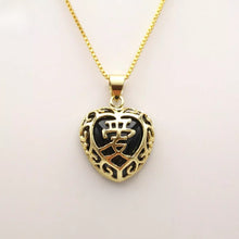 Load image into Gallery viewer, Nature Jade Love Pendant Necklace Gift Jewelry charm Blessing Adore Jewelry n