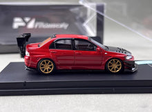 Load image into Gallery viewer, FY 1:64 Red Carbon Lancer EVO Evolution 9 IX Sports Model Diecast Metal Car