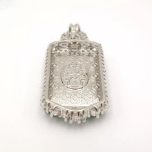 Load image into Gallery viewer, Nature Jade Retangle Pendant Necklace Gift Jewelry charm Blessing Luck Jewelry b