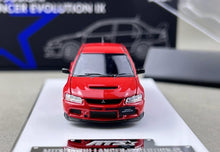 Load image into Gallery viewer, ATS 1:64 JDM Red Lancer Evolution EVO IX 9 Sports Model Diecast Metal Car New Collection
