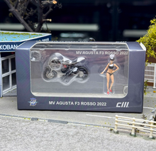 Load image into Gallery viewer, CM 1:64 2022 MV Agusta F3 Rosso Figure Sports Model Diecast Metal Motorcycle
