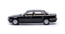 Load image into Gallery viewer, AR 1:64 Black BMW 750iL E38 Luxury Sedan Sports Model Diecast Metal Car New Collection
