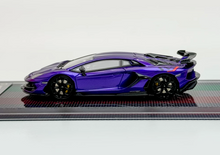 Load image into Gallery viewer, U2 1:64 Purple Novitec Aventador SVJ LP770 Sports Model Diecast Resin Car New Collection
