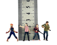 Load image into Gallery viewer, 1:64 Painted Figure Mini Model Miniature Resin Diorama Shotting Killer Man Lady