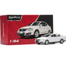 Load image into Gallery viewer, SC 1:64 White VW Magotan B6 Sedan Sports Model Diecast Metal Car New Collection