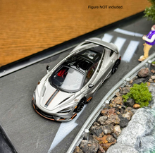 Load image into Gallery viewer, CM 1:64 Silver 765LT Racing Sports Model Diecast Metal Car New Collection