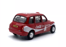 Load image into Gallery viewer, 1:76 Red Coke TX4 UK Taxi Classic Vintage Model Diecast Metal Car New Collection