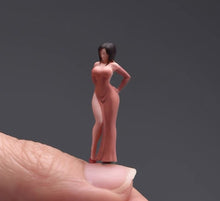 Load image into Gallery viewer, 1:64 Painted Figure Model Miniature Resin Diorama Sand Dress Lady Sexy Beauty