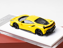 Load image into Gallery viewer, 1:64 Yellow 488 Pista Hard Top Sports Model Diecast Resin Car New Collection